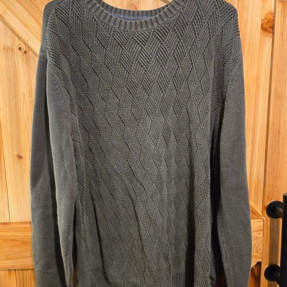 Green st johns bay sweater mens size large - Picture 1 of 6